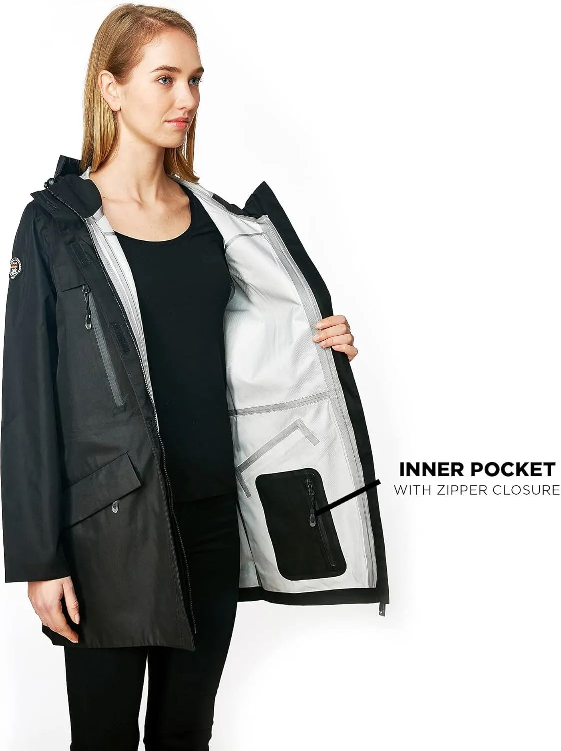 Triple F.A.T. Goose Chelsea Rain Coat Women - Rain Jackets for Women Waterproof - Raincoat Women - Spring Jackets for Women