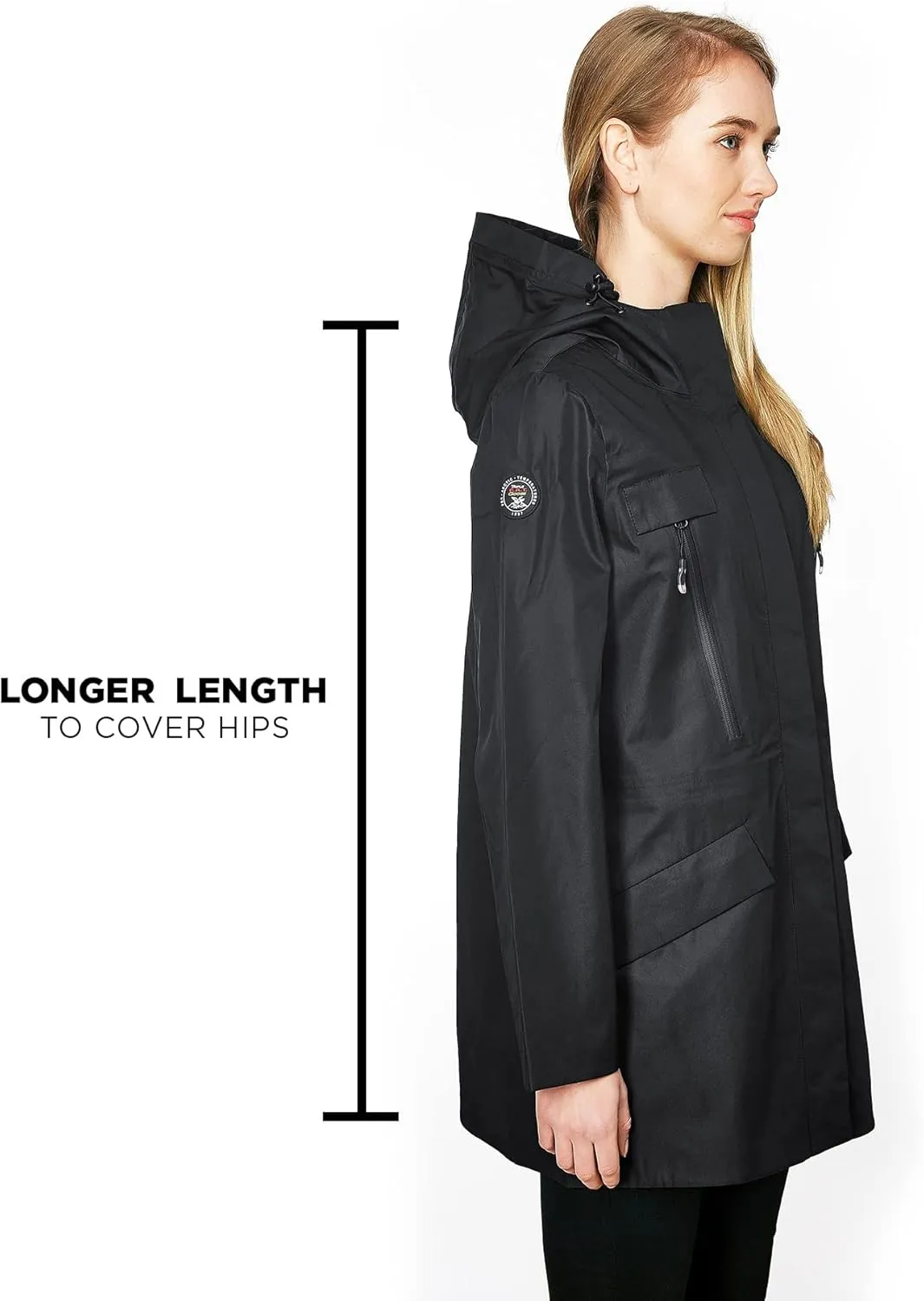 Triple F.A.T. Goose Chelsea Rain Coat Women - Rain Jackets for Women Waterproof - Raincoat Women - Spring Jackets for Women