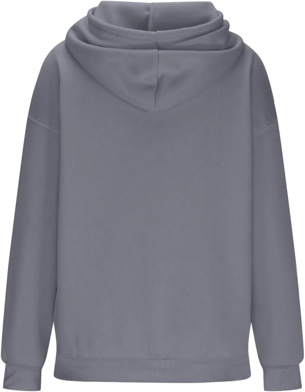 Women Oversized Hoodie Fleece Plain Plus Size Sweatshirts with Pocket Drawstring Workout Pullover Sweaters Tops