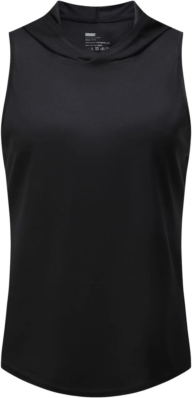 Women's Activewear Tank Tops Workout Sleeveless Hooded Tanks Camis Quickly Dry Gym Running Yoga Active Shirts Tees