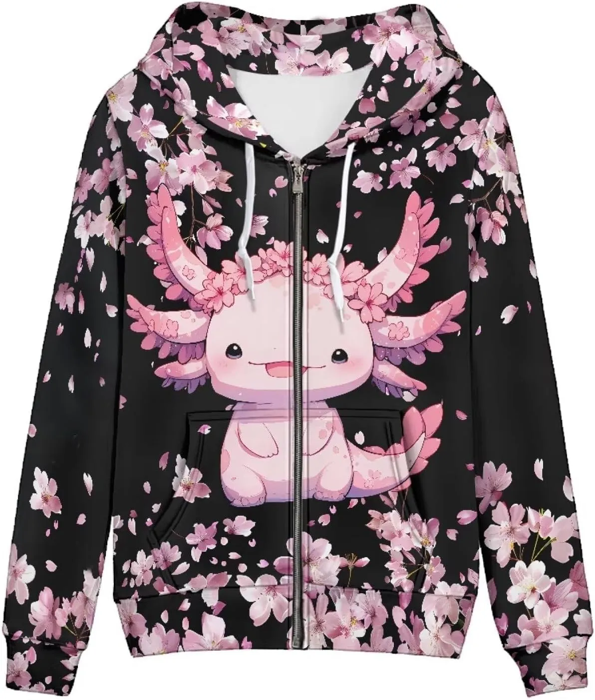 Womens Hoodies Zip Up Lightweight Long Sleeve Thin Hooded Sweathsirt Trendy Jacket