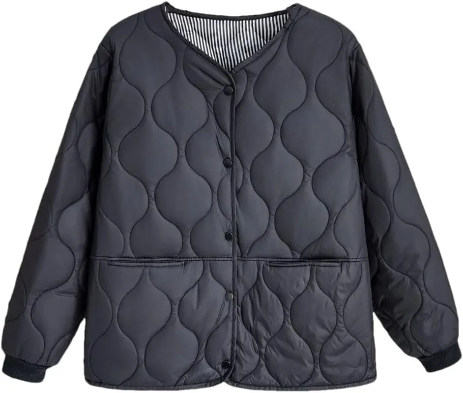 Women's Warm Coat Fall/Winter Thin Solid Color Cotton-Padded Parka