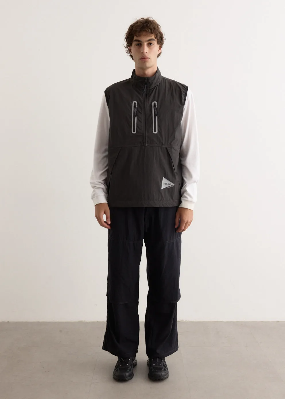x And Wander Brushed Nylon Vest