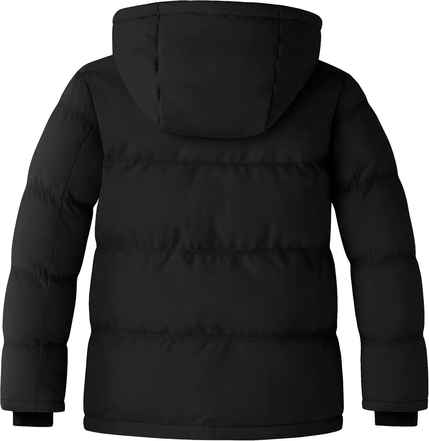 ZSHOW Boys' Winter Coat Waterproof Warm Quilted Puffer Jacket with Removable Hood