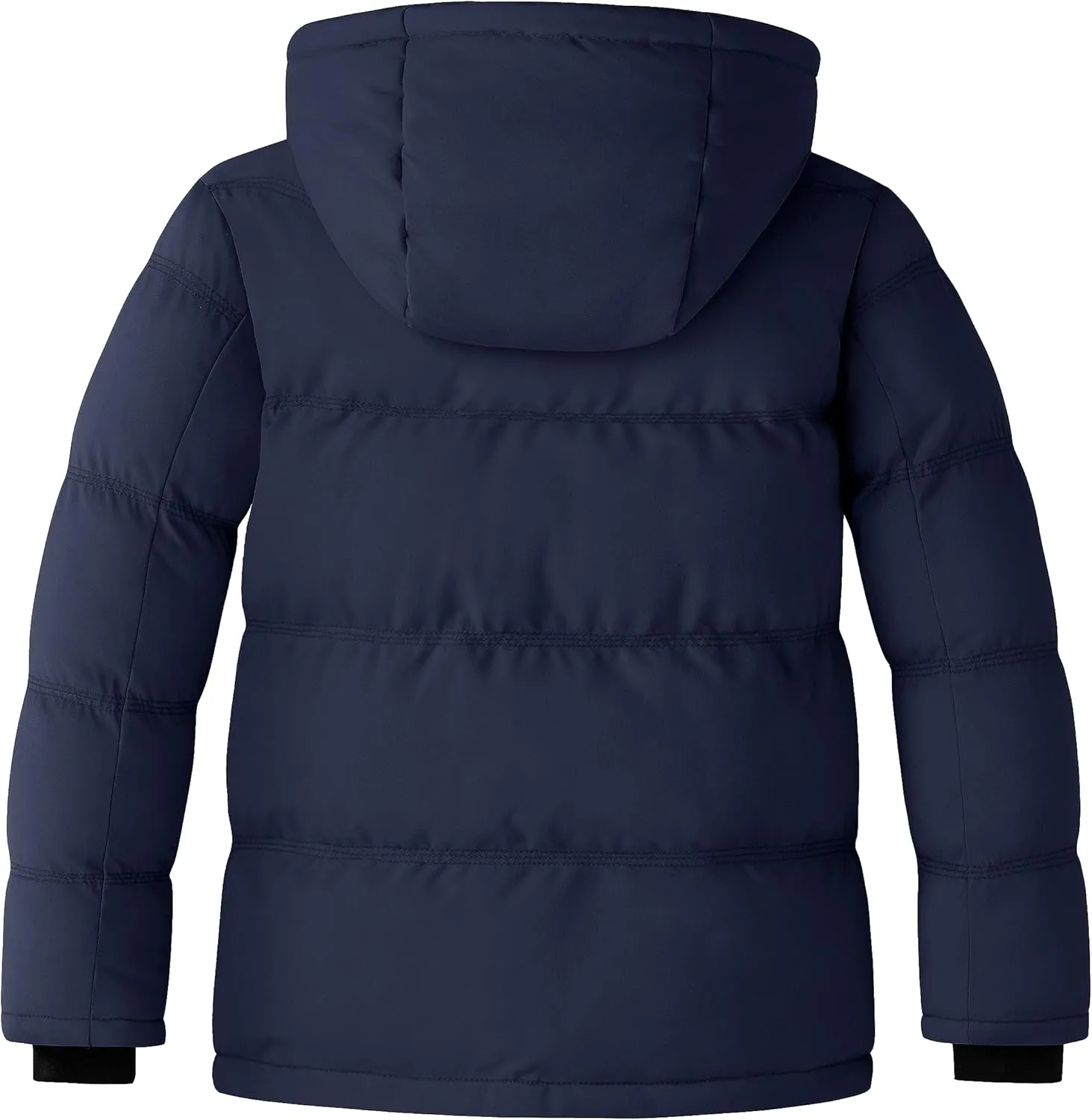 ZSHOW Boys' Winter Coat Waterproof Warm Quilted Puffer Jacket with Removable Hood